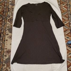 Horny Toad Dark Brown Long Sleeve Dress
